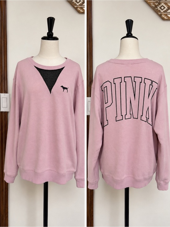 Victoria's Secret Sweaters - Victoria's Secret PINK Dusty Rose Crewneck Sweatshirt